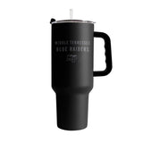 MTSU 40oz Black Tonal Powder Coat Tumbler - Logo Brands - Flyclothing LLC