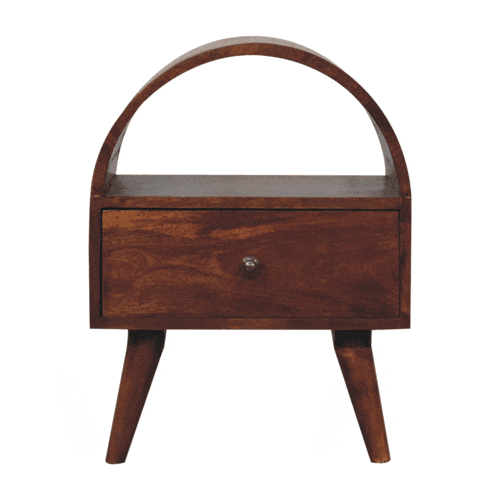 Chestnut Dome Bedside - Artisan Furniture - Flyclothing LLC