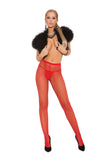 Elegant Moments Red Fishnet Pantyhose 1733q - Elegant Moments - Flyclothing LLC