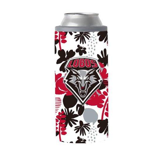 New Mexico 12oz Floral Slim Can Coolie - Logo Brands - Flyclothing LLC
