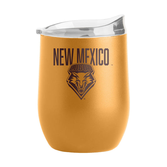 New Mexico 16oz Huddle Powder Coat Curved Bev - Logo Brands - Flyclothing LLC