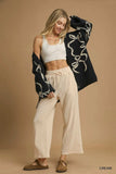 Umgee Drawstring Wide Leg Pants - Trendsi - Flyclothing LLC