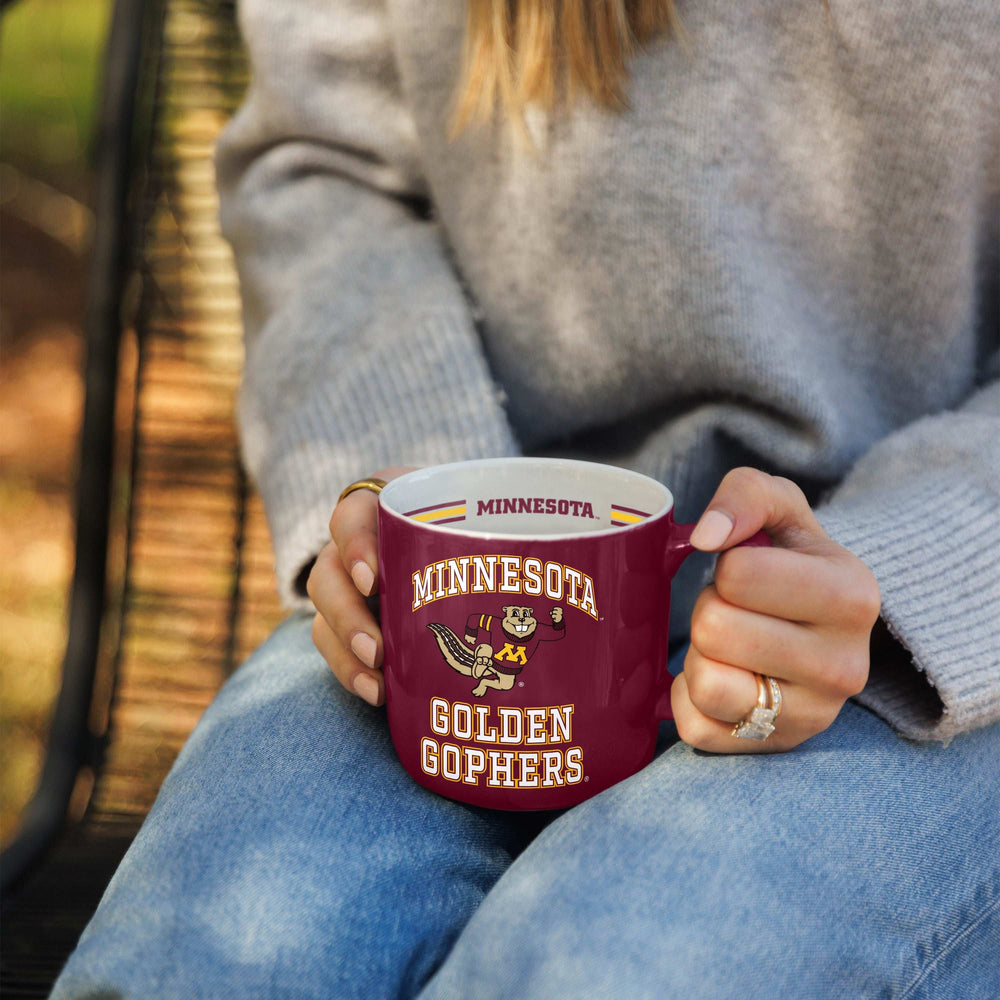 Minnesota 15oz Stripe Mug - Logo Brands - Flyclothing LLC