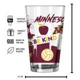 Minnesota 16oz Native Pint Glass - Logo Brands - Flyclothing LLC