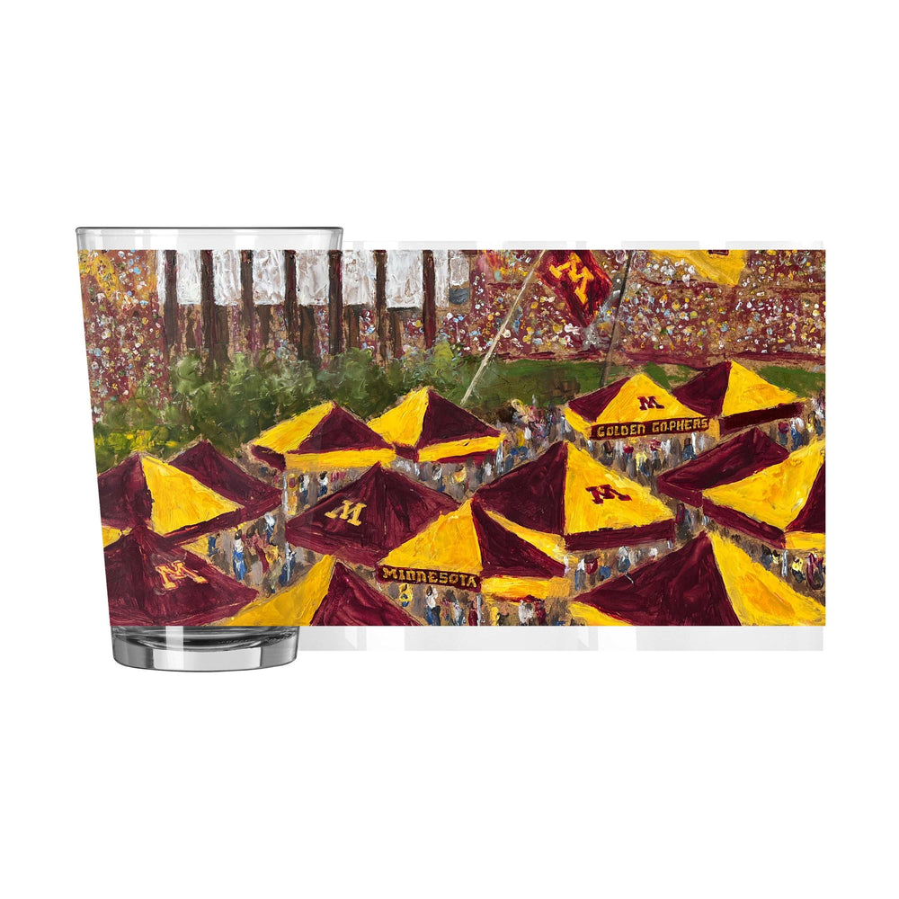 Minnesota 16oz Collector Pint Glass - Logo Brands - Flyclothing LLC