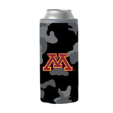 Minnesota Black Camo 12oz Slim Can Coolie - Logo Brands - Flyclothing LLC