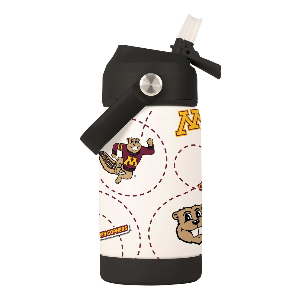 Minnesota 12oz Mascot SS Kids Bottle - Logo Brands - Flyclothing LLC