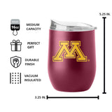 Minnesota 16oz Flipside Powder Coat Curved Beverage - Logo Brands - Flyclothing LLC