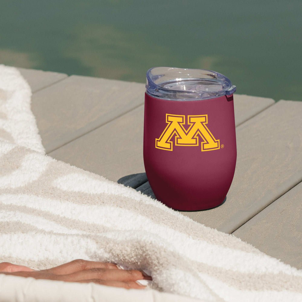Minnesota 16oz Flipside Powder Coat Curved Beverage - Logo Brands - Flyclothing LLC