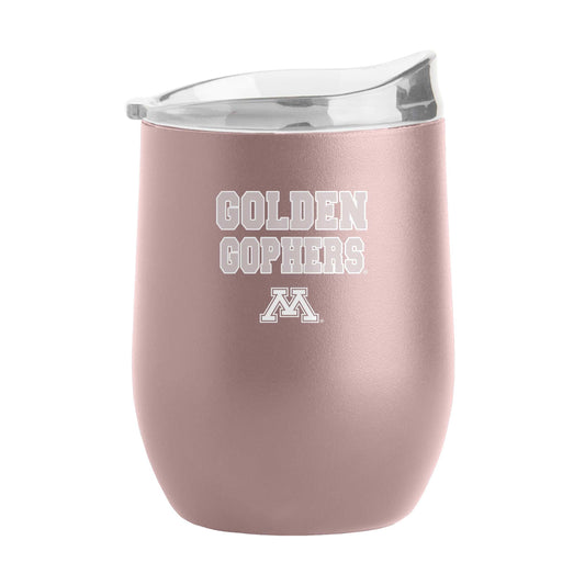 Minnesota 16oz Stencil Powder Coat Curved Beverage - Logo Brands - Flyclothing LLC