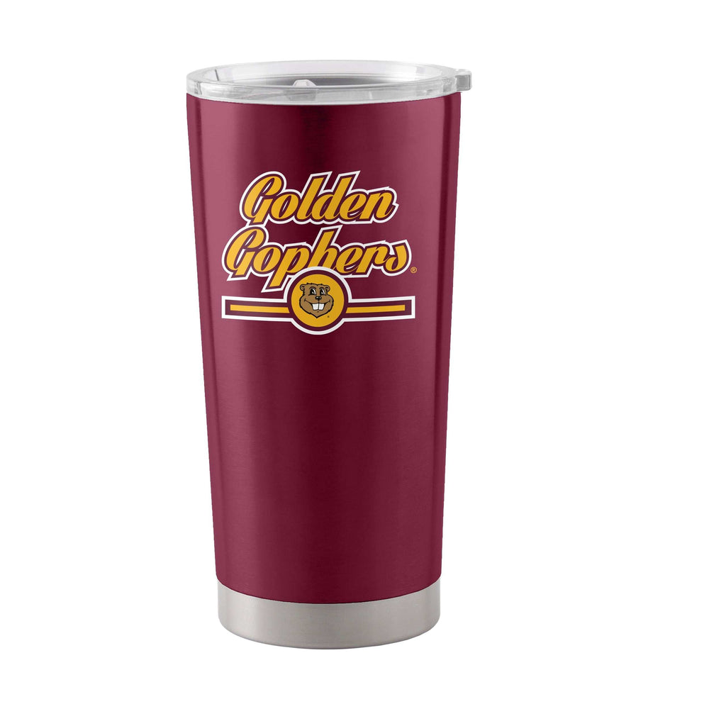 Minnesota 20oz Letterman Stainless Tumbler - Logo Brands - Flyclothing LLC