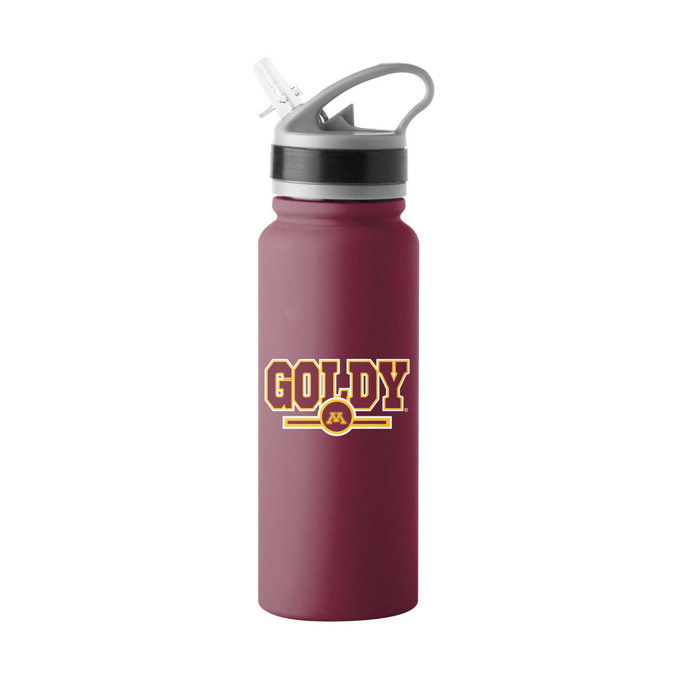 Minnesota 25oz Campus Color Letterman Stainless Single Wall Flip Top Bottle - Logo Brands - Flyclothing LLC