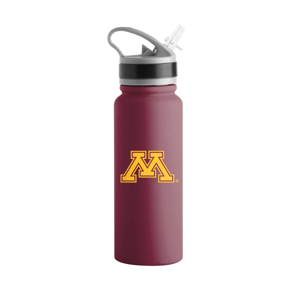 Minnesota 25oz Campus Color Letterman Stainless Single Wall Flip Top Bottle - Logo Brands - Flyclothing LLC
