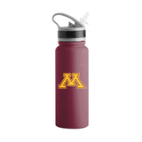 Minnesota 25oz Campus Color Letterman Stainless Single Wall Flip Top Bottle - Logo Brands - Flyclothing LLC