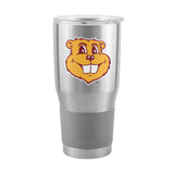 Minnesota 30oz Goldy Face Silver Stainless Tumbler - Logo Brands - Flyclothing LLC