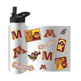 Minnesota 34oz White Dreamweave Quencher Bottle - Logo Brands - Flyclothing LLC