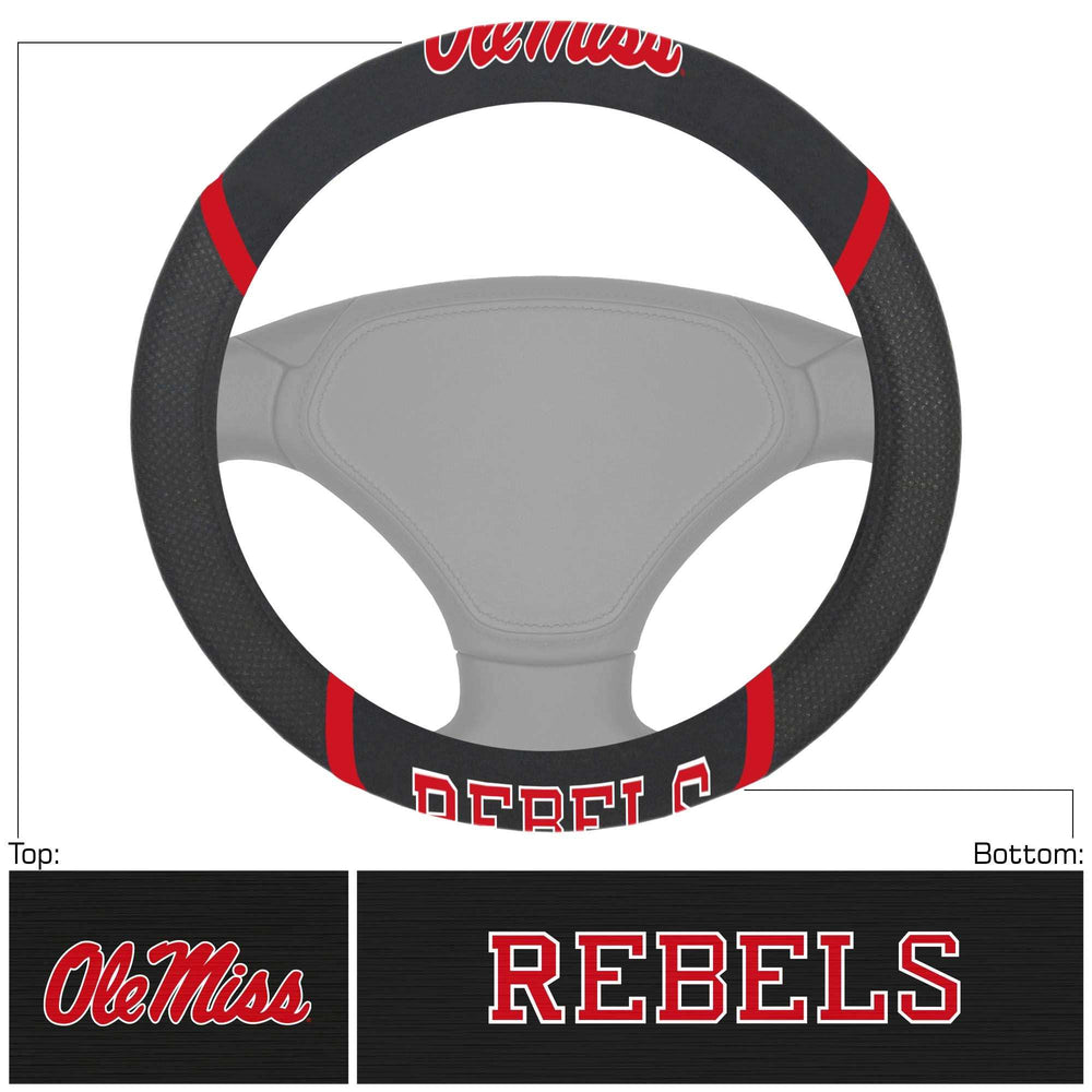 University of Mississippi Steering Wheel Cover - Logo Brands - Flyclothing LLC