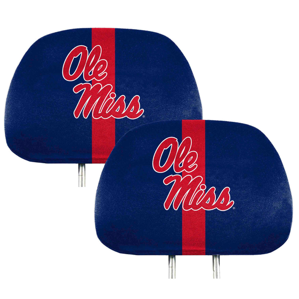 University of Mississippi - Ol Printed Headrest Cover - Logo Brands - Flyclothing LLC