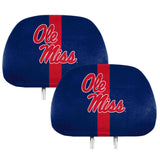 University of Mississippi - Ol Printed Headrest Cover - Logo Brands - Flyclothing LLC