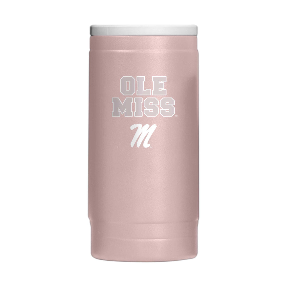 Mississippi Stencil Powder Coat Slim Can Coolie - Logo Brands - Flyclothing LLC