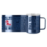 Ole Miss 15oz Replay Stainless Steel Mug - Logo Brands - Flyclothing LLC