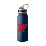 Ole Miss 25oz Logo SingleWall FlipTop Bottle - Logo Brands - Flyclothing LLC
