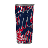 Ole Miss 20oz Flex Plastic Wall Stainless - Logo Brands - Flyclothing LLC