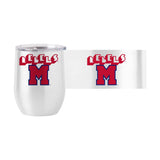 Ole Miss 16oz Arcade Stainless Curved Beverage - Logo Brands - Flyclothing LLC