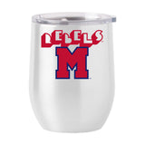 Ole Miss 16oz Arcade Stainless Curved Beverage - Logo Brands - Flyclothing LLC
