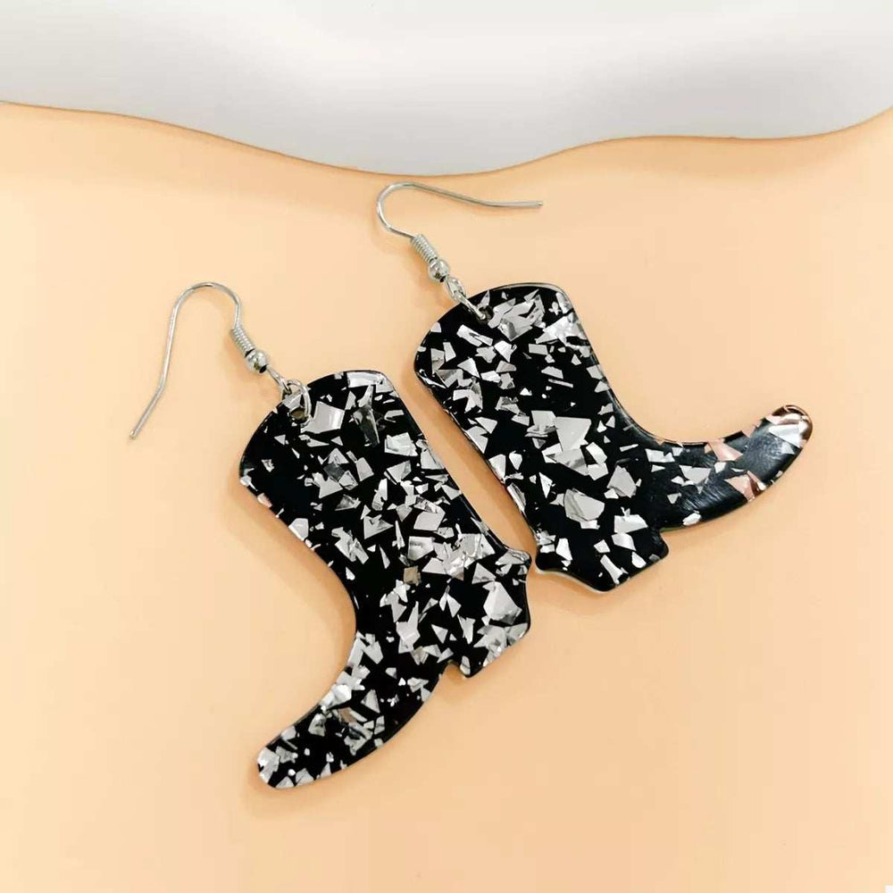 Cowboy Boot Dangle Earrings - Trendsi - Flyclothing LLC