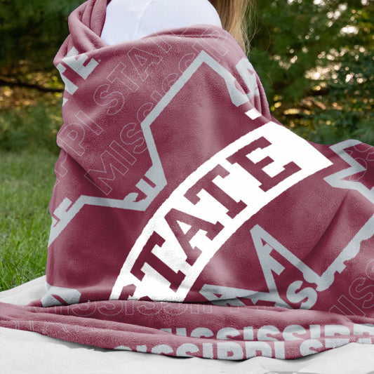Mississippi State Classic Throw - Logo Brands - Flyclothing LLC