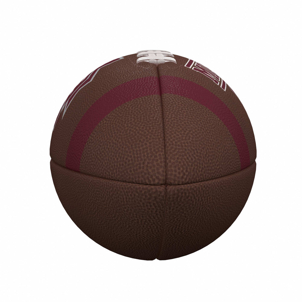 Mississippi State Team Stripe Official-Size Composite Football - Logo Brands - Flyclothing LLC