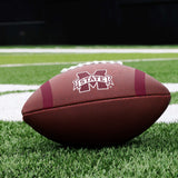 Mississippi State Team Stripe Official-Size Composite Football - Logo Brands - Flyclothing LLC