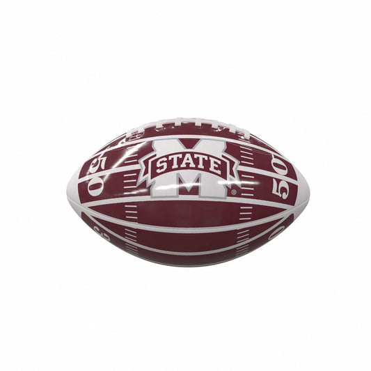 Mississippi State Field Mini-Size Glossy Football - Logo Brands - Flyclothing LLC