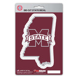 Mississippi State University State Shape Decal - Logo Brands - Flyclothing LLC