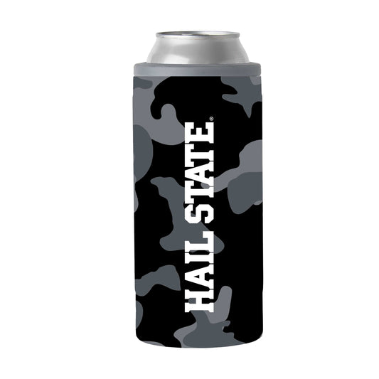 Mississippi State Black Camo 12oz Slim Can Coolie - Logo Brands - Flyclothing LLC