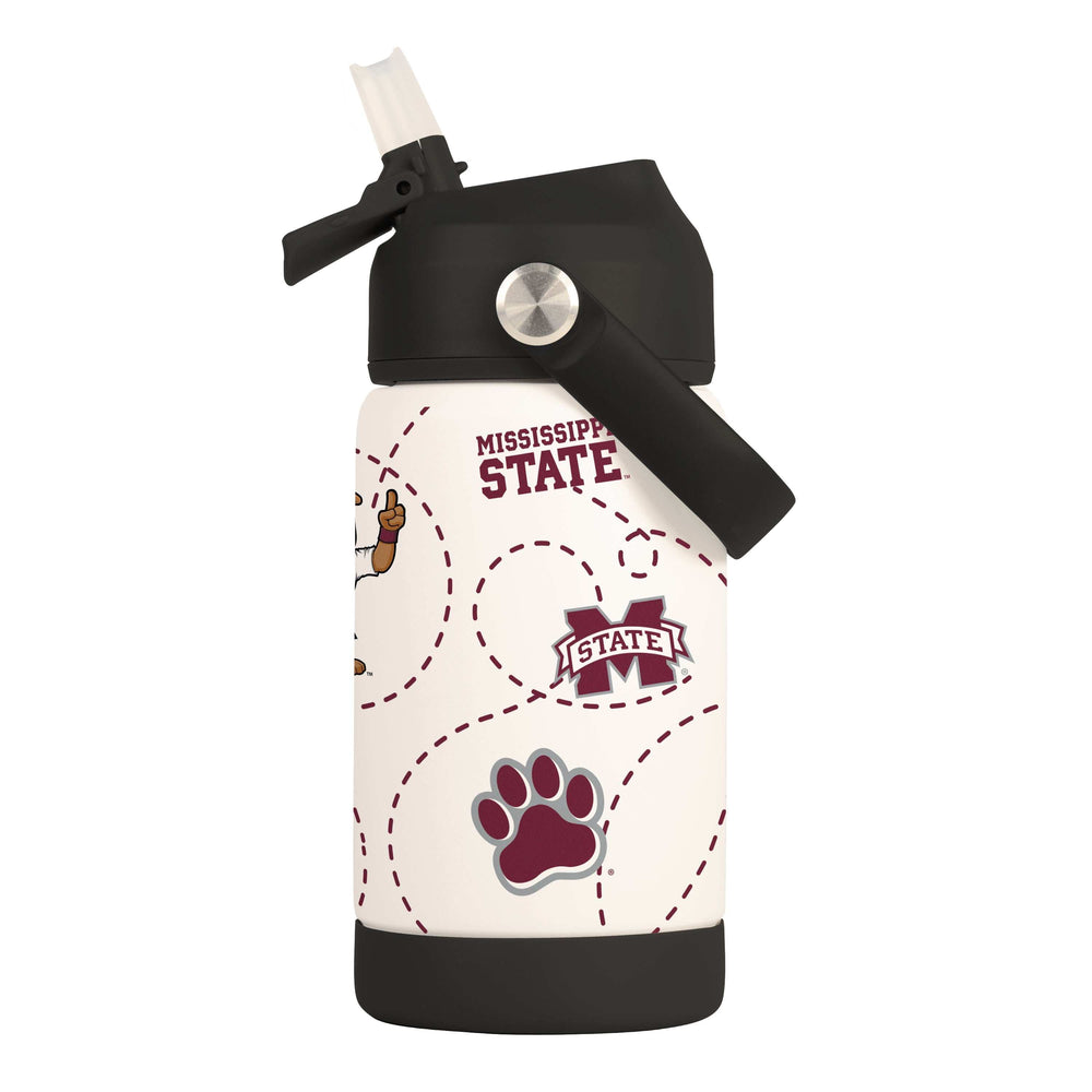 Mississippi State 12oz Mascot SS Kids Bottle - Logo Brands - Flyclothing LLC