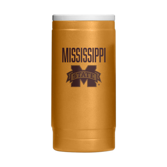 Mississippi State Huddle Powder Coat Slim Can Coolie - Logo Brands - Flyclothing LLC