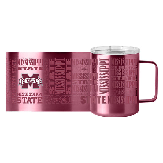 Mississippi State 15oz Replay Stainless Steel Mug - Logo Brands - Flyclothing LLC