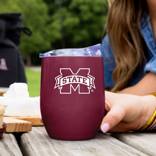 Mississippi State 16oz Gameday Stainless Curved Beverage - Logo Brands - Flyclothing LLC