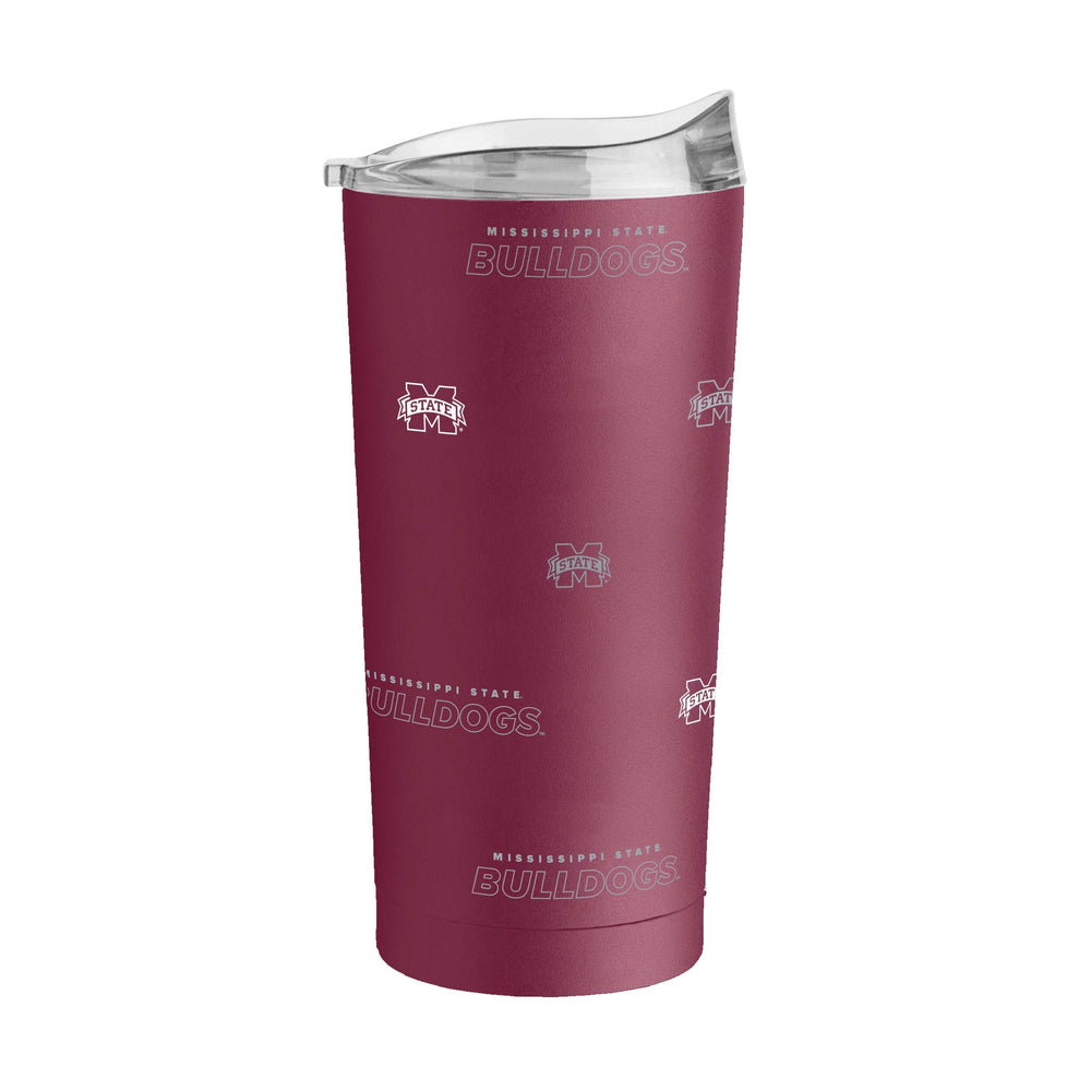 Mississippi State 20oz Step And Repeat Powder Coat Tumbler - Logo Brands - Flyclothing LLC