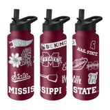 Mississippi State 34oz Team Color Native Quencher Bottle - Logo Brands - Flyclothing LLC