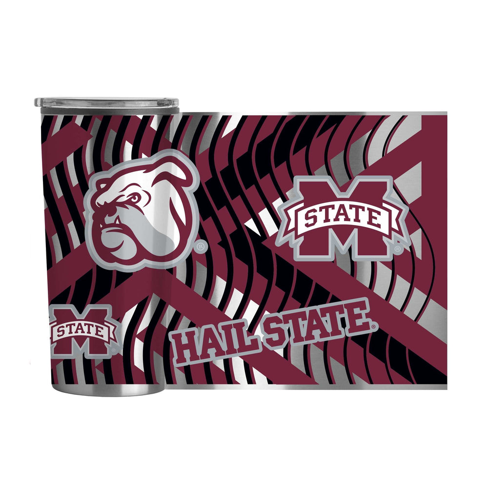 Mississippi State 20oz Flex Plastic Wall Stainless - Logo Brands - Flyclothing LLC