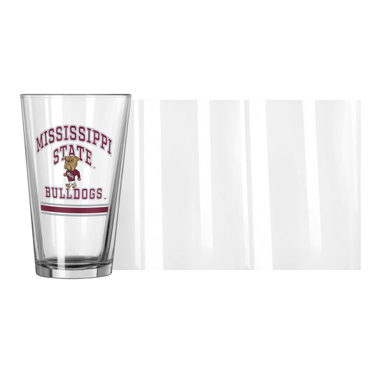 Mississippi State 16oz Archway Pint Glass - Logo Brands - Flyclothing LLC