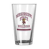 Mississippi State 16oz Archway Pint Glass - Logo Brands - Flyclothing LLC