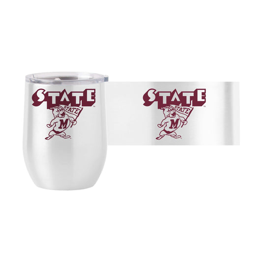 Mississippi State 16oz Arcade Stainless Curved Beverage - Logo Brands - Flyclothing LLC