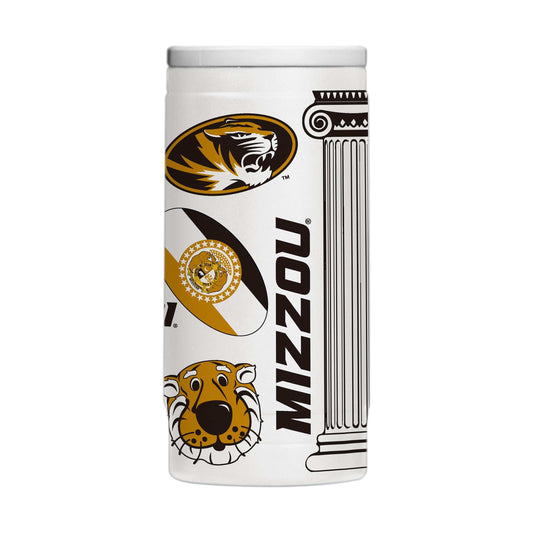 Missouri 12oz Native Powdercoat SlimCan Coolie - Logo Brands - Flyclothing LLC