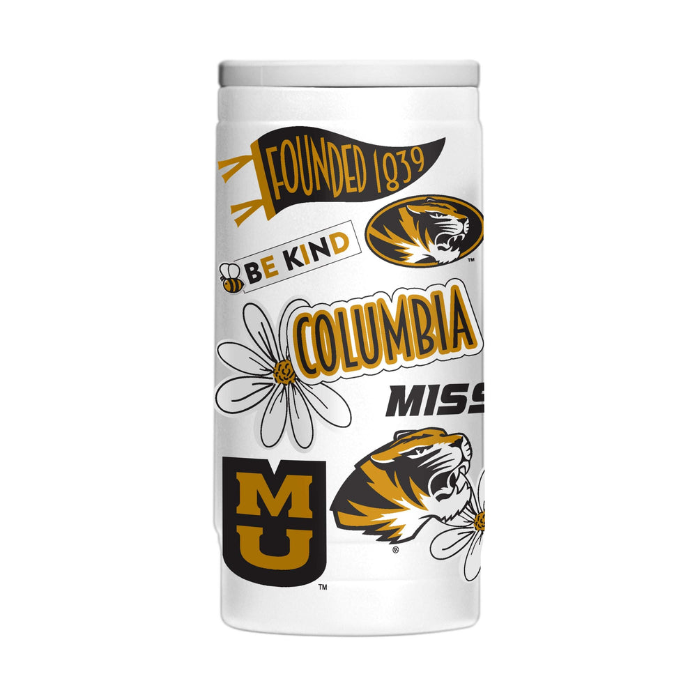 Missouri 12oz Native Powdercoat SlimCan Coolie - Logo Brands - Flyclothing LLC