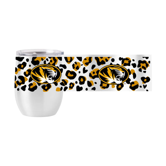 Missouri 16oz Leopard Stainless Curved Beverage - Logo Brands - Flyclothing LLC