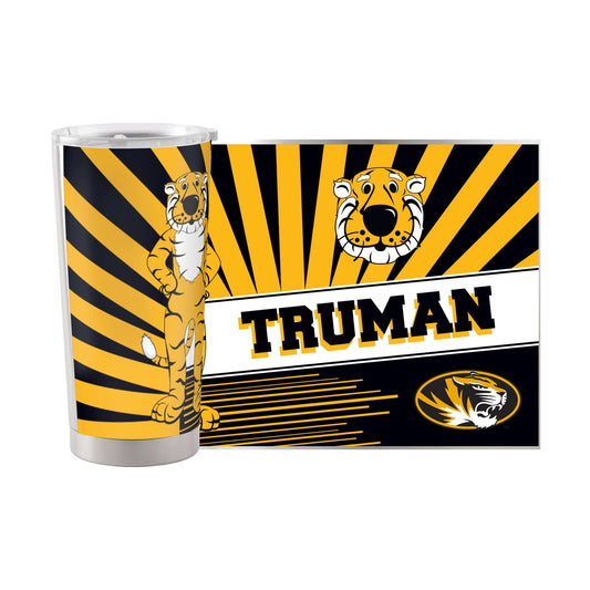 Missouri 20os Stainless Mascot Tumbler - Logo Brands - Flyclothing LLC